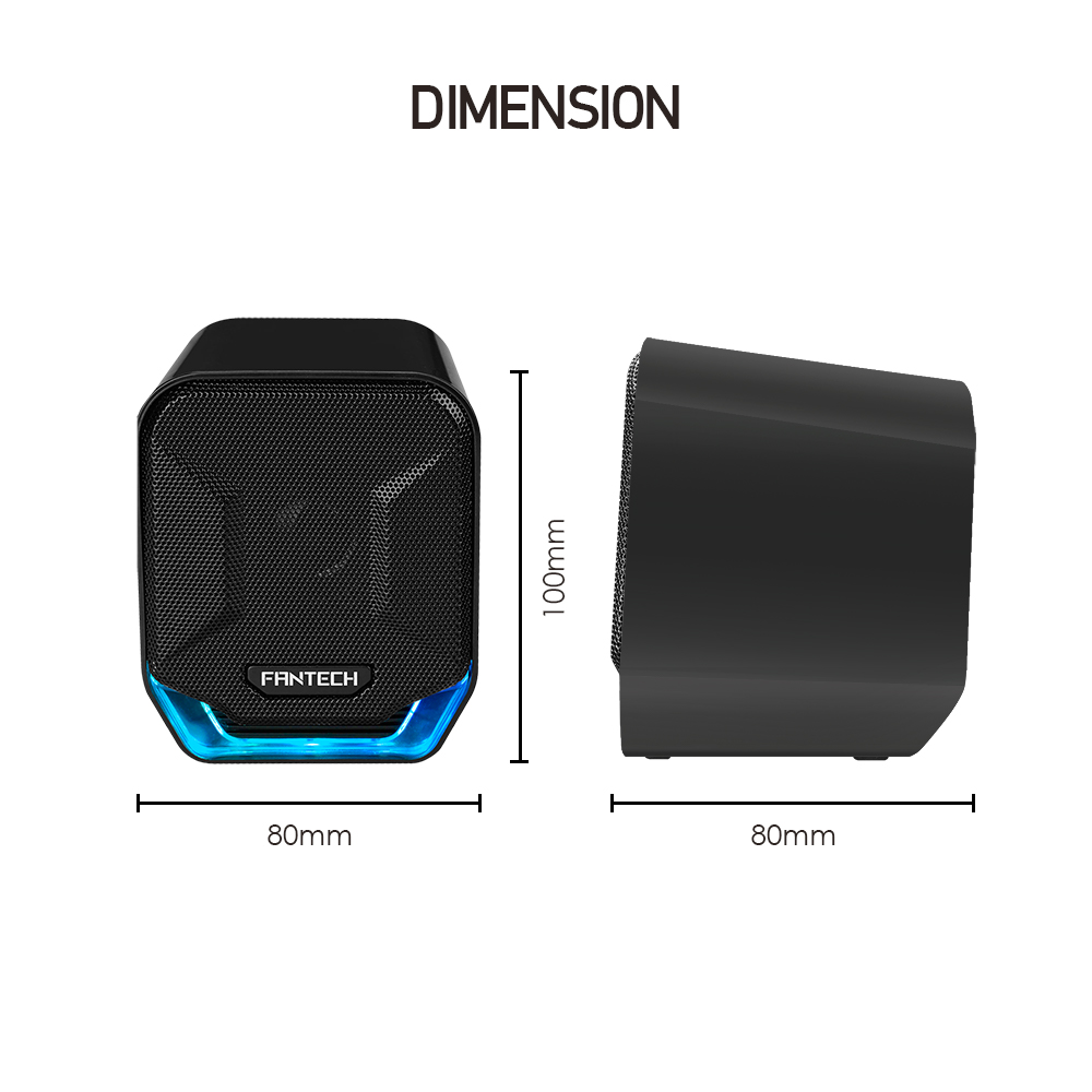 Fantech sonar gs202 rgb gaming speaker. 