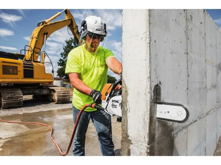 Stihl concrete deals saw fuel ratio