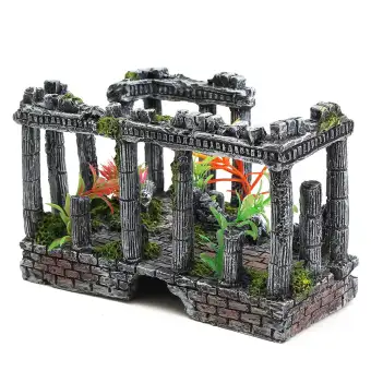 Ancient Roman Ruins Ornament For Aquarium Fish Tank Home