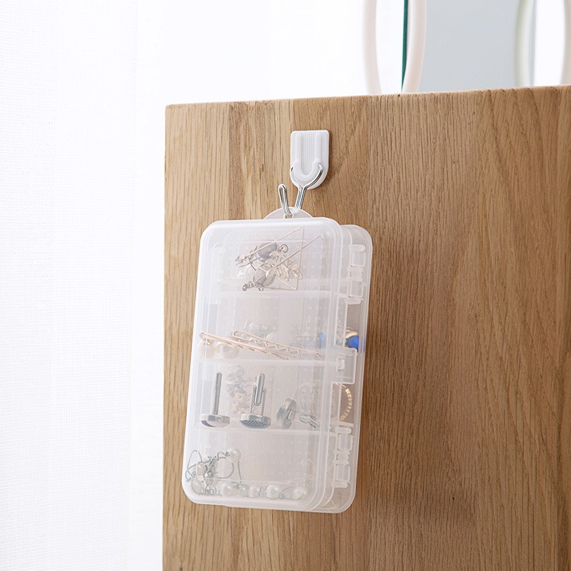 Japanese Double Layer Portable Travel Plastic Display Boxes Organizer Transparent Style Storage Box for Rings, Necklaces, Earrings, Bracelets.... 
