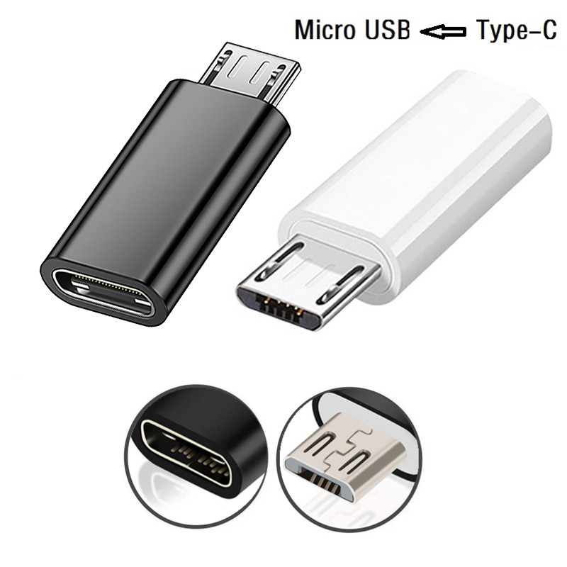 Type C To Micro USB Adapter Connector For Phone Tablet Micro USB Male to Type C Female Converter. 