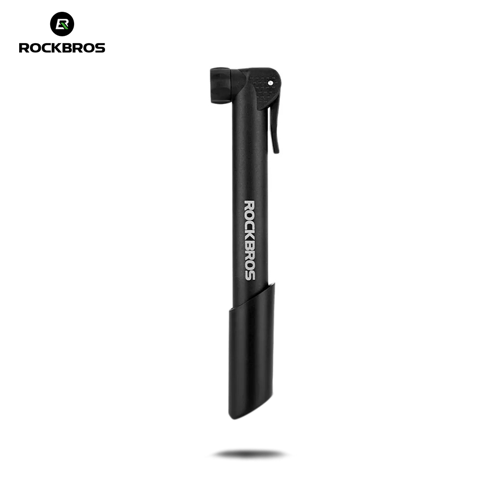 RockBros Portable Bike Air Pump Lightweight 80PSI Schrader Presta Valve Bicycle Hand Pump. 