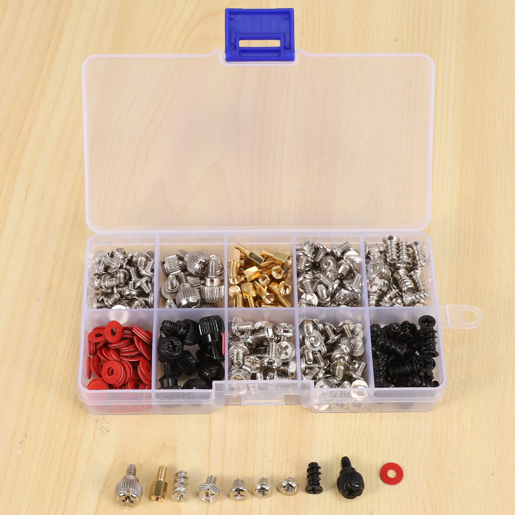 360PCS Personal Computer Screw,Pc Case Screws,Motherboard Standoffs for Hard Drive Pc Case Motherboard Fan Power Graphic. 
