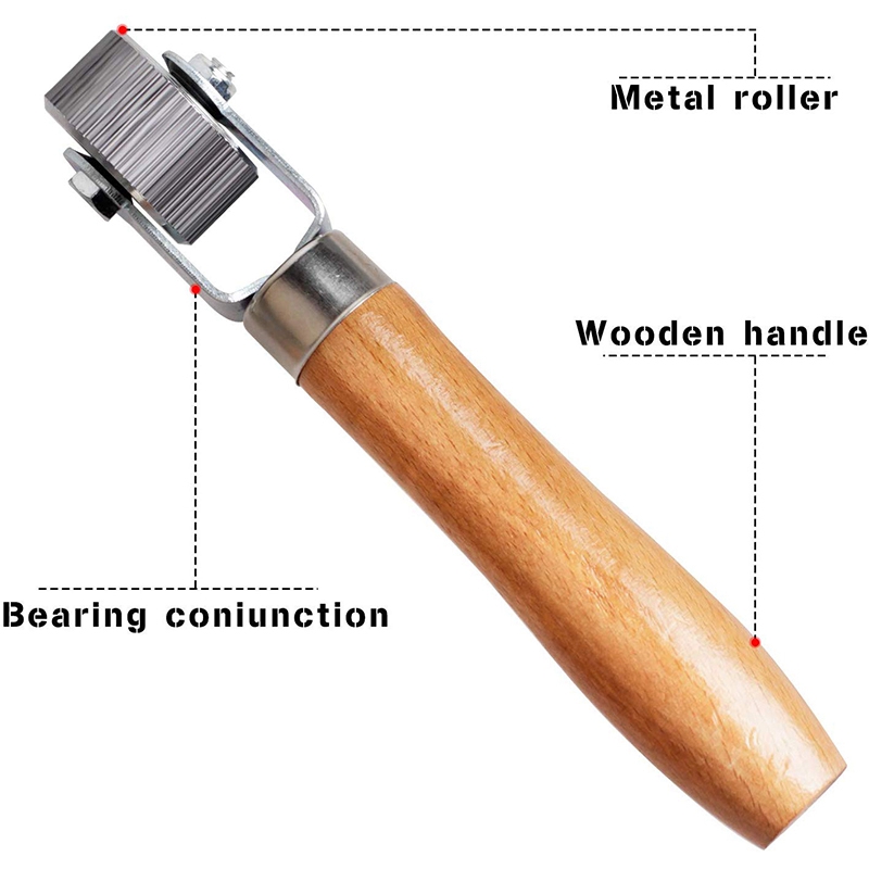 Car Sound Deadening Hand Roller Sound Noise Insulation Tool 3PCS For Auto Noise Roller Car Sound Deadener Application Installation Tool Rolling Wheel Interior Accessories Working Area with Wood Handle