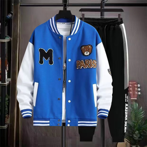 13 Spring and Autumn Baseball Clothes Boys 12 Years Old 15 Teenage Students 14 Fashion brand coat 16 Older Children Sports Suit. 