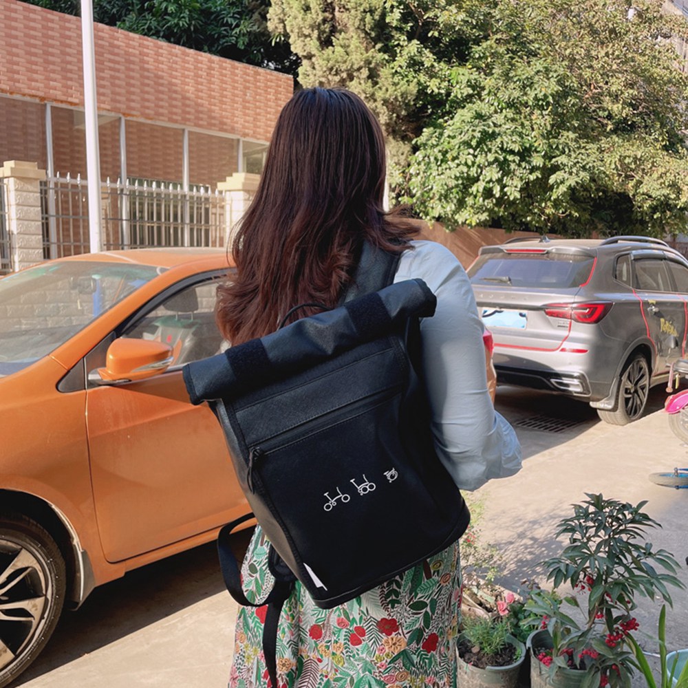 Bicycle Front Bag Backpack for Brompton 3SIXTY Folding Bicycle. 
