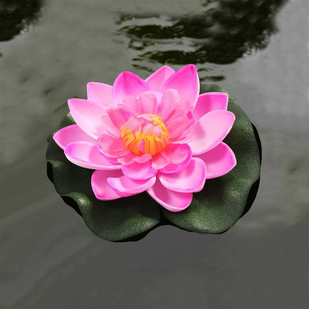 3pcs Water Lily For Pond, Artificial Lilies Lotus Flower Floating With ...