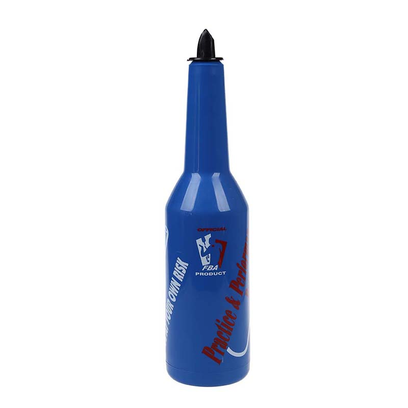 Flair Bartender Bartending Practice Bar b Bottle tail Shaker - Blue