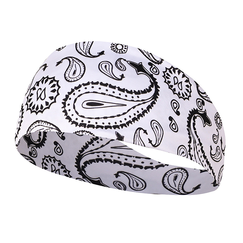 Sports Hair Bands Elastic Yoga Hairbands Absorbing Sweat Headband Women Men Running Fitness Turban Outdoor Gym Head Wrap Bandana. 