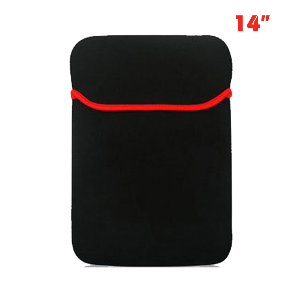 13 Inch 14 Inch 15.6 Inch Laptop Pouch Black Reversible Protective Soft