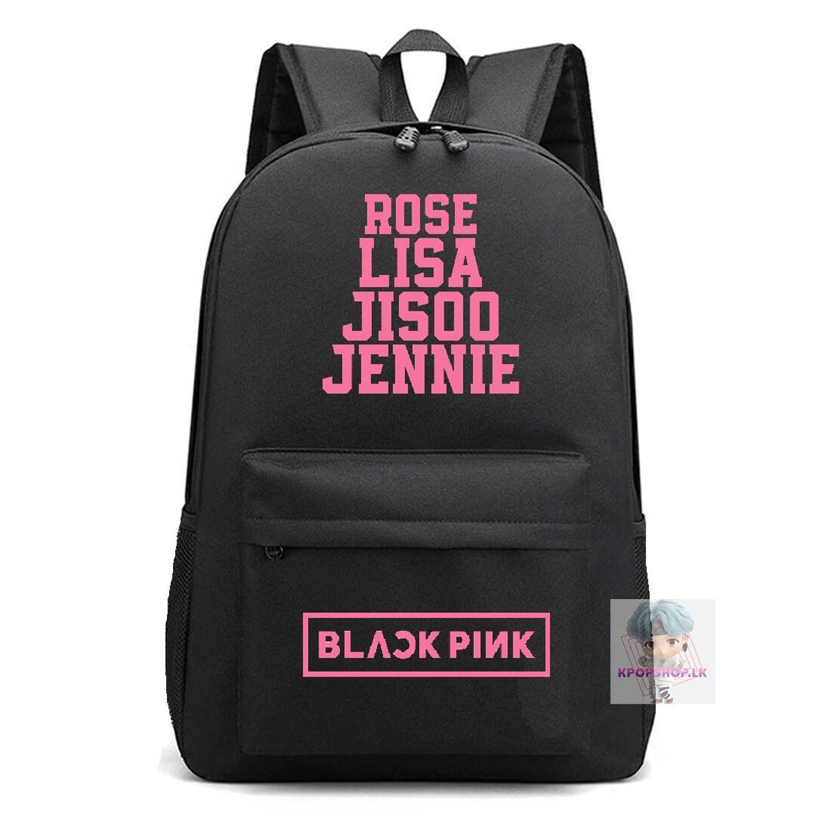 Bag best sale black pink