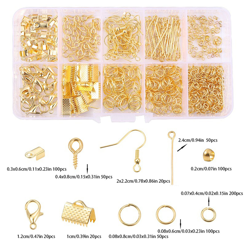 DIY Jewellery Accessories Set In 10 Compartments,jewellery Making Set For DIY Jewellery Making