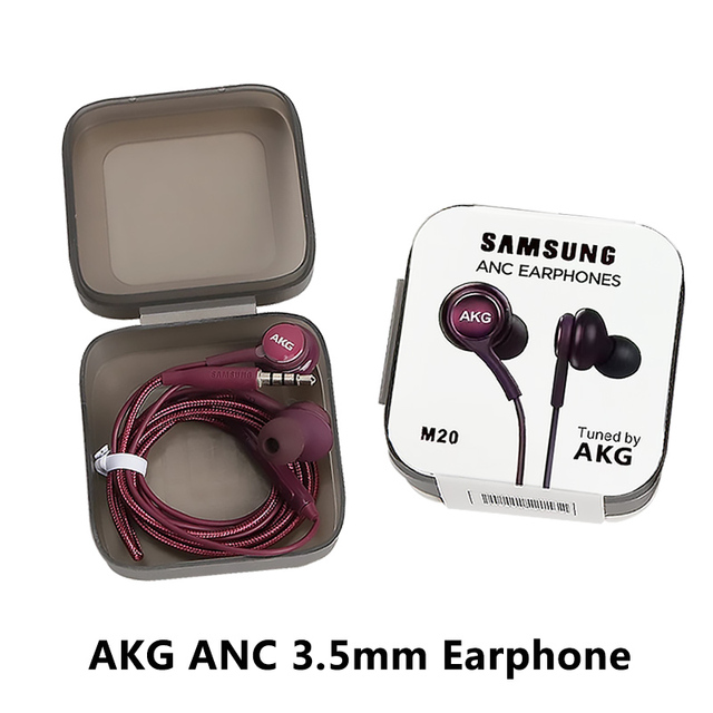 SAMSUNG M20 M21 Earphones ANC (SAE) Headset In-ear 3.5mm / Type C With Mic Wired For Galaxy S20 Note10 S10 S9 S8 S7 and all compatible phones/PCs. 