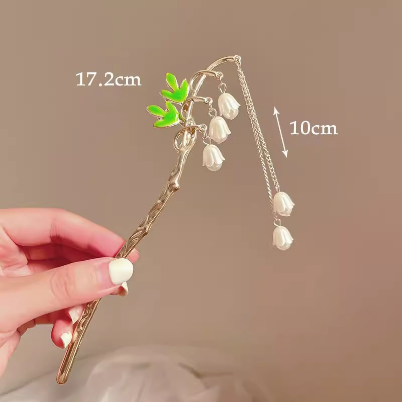 Classic Chinese Hair Stick Pins For Women Butterfly Flower Hair Accessories ANLAN Daraz.lk