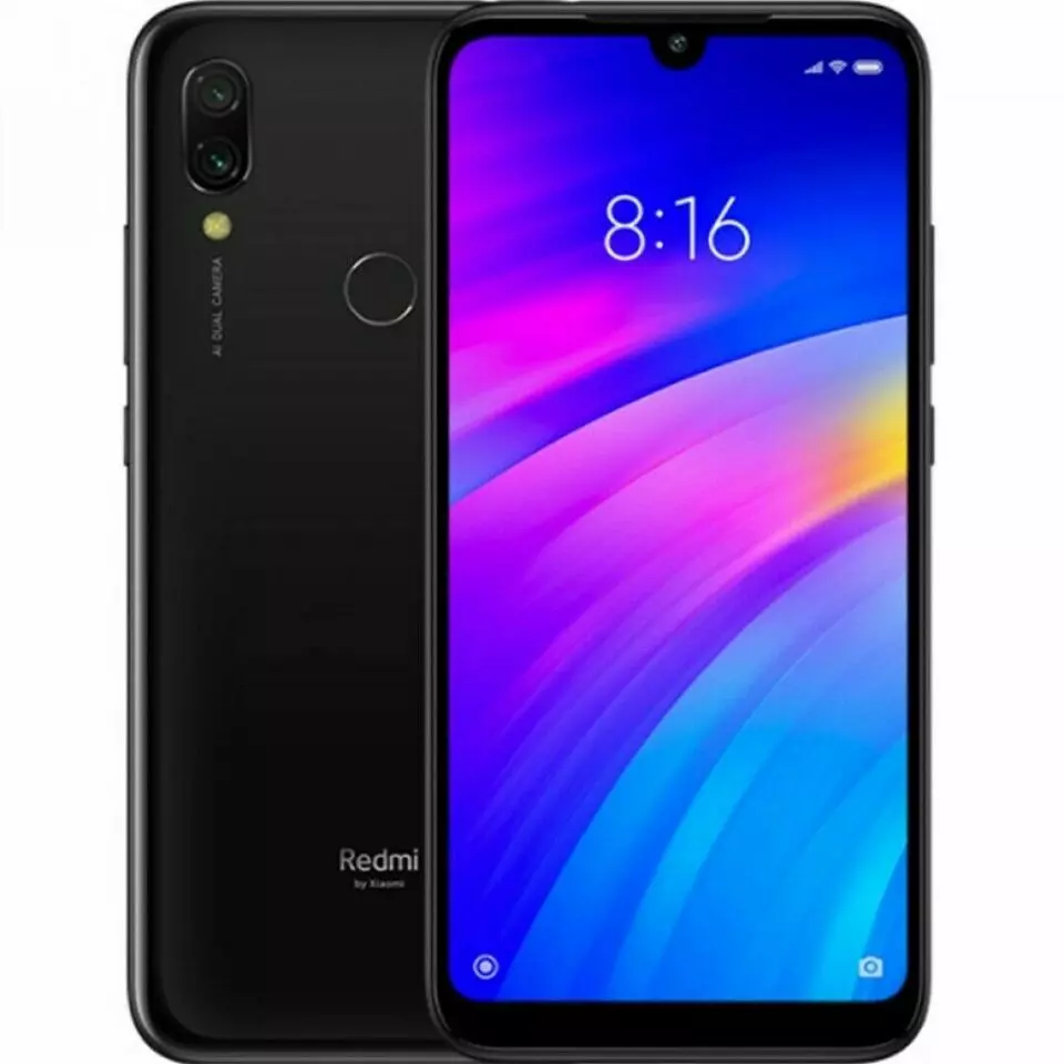Xiaomi Redmi 7 with 3GB RAM 32GB ROM Brand New Sealed Pack 6.26 Inch Display Android Smartphone with Free tempered glass, Back cover, EU Adapter and Charger with Cable