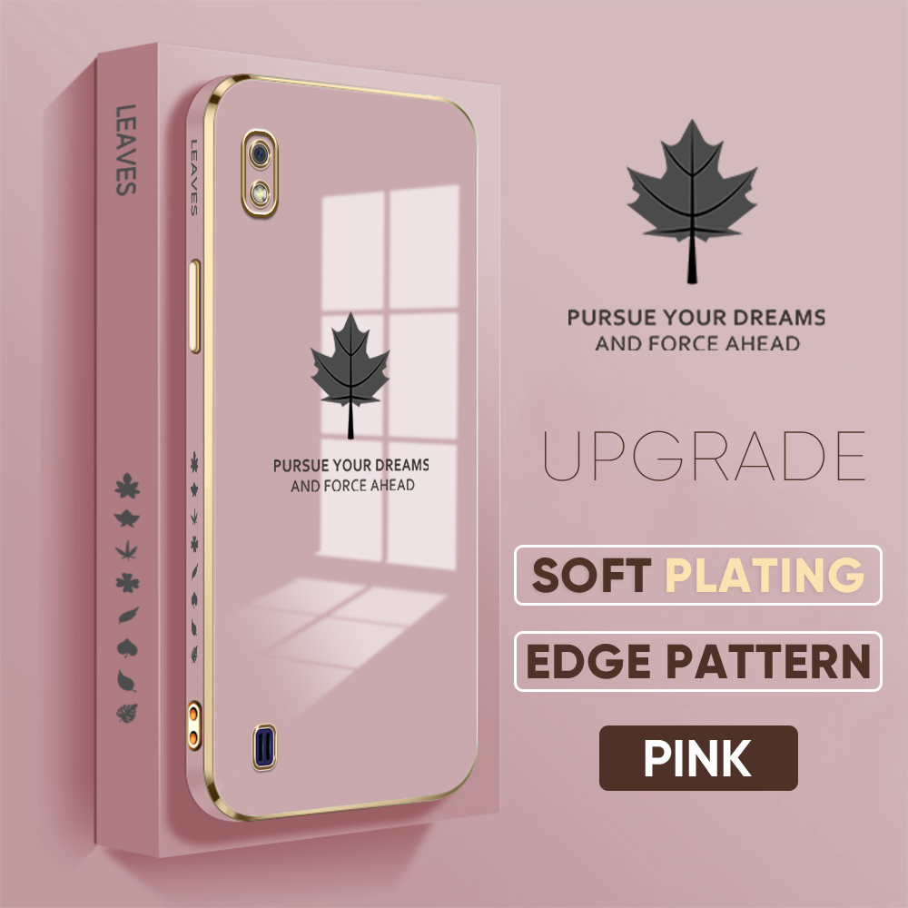 Jizetin (Free Lanyard) Samsung Galaxy A10 Back Cover Maple Leaf