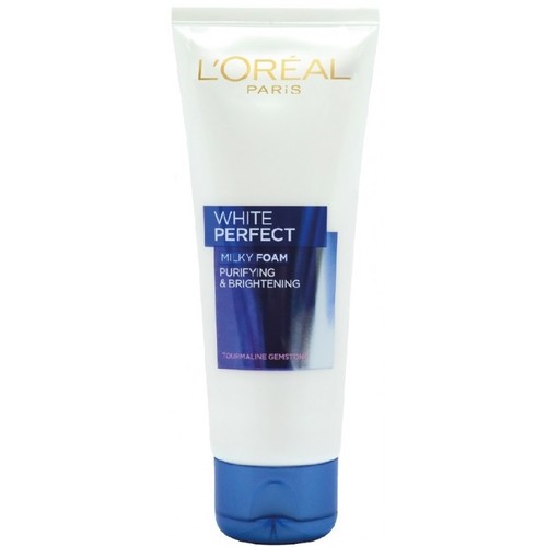 loreal white perfect milky foam face wash