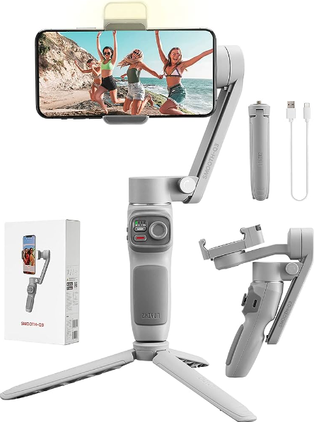 Zhiyun Smooth-Q3 Smartphone Gimbal Stabilizer. 