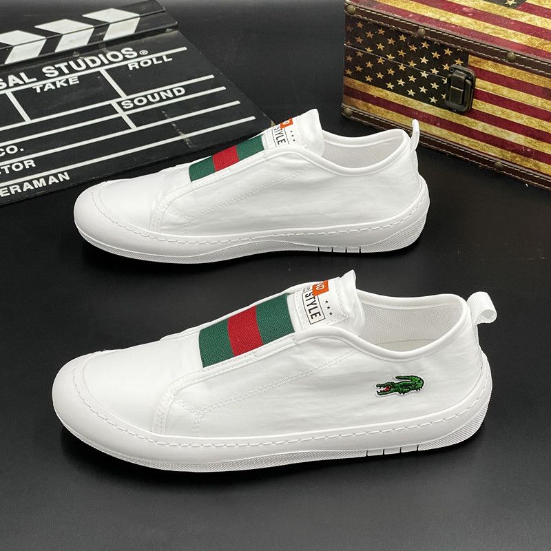 European Station Crocodile Shoes Men s Low Top2023Summer New Versatile Breathable Thin Casual Sneakers Men s White Shoes Daraz.lk