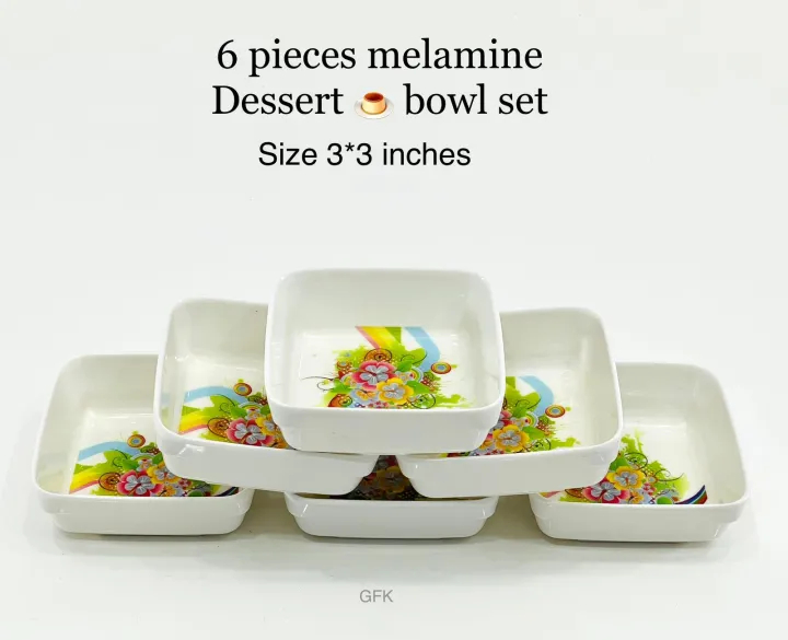 Dessert Cup / Soup Bowl 6 Pcs Set Multipurpose Serveware For Home & Office. 