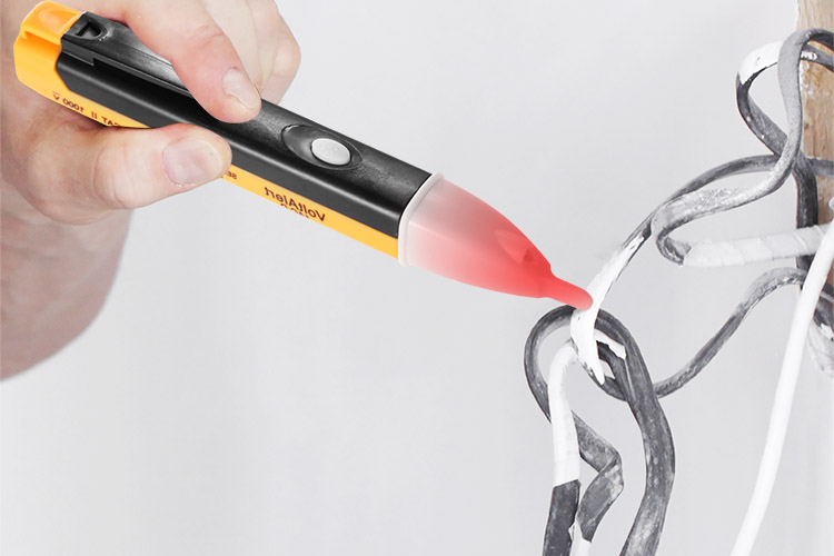 Electric Non-Contact Voltage Tester Pen AC Volt Alert Detector Sensor 90~1000V. 