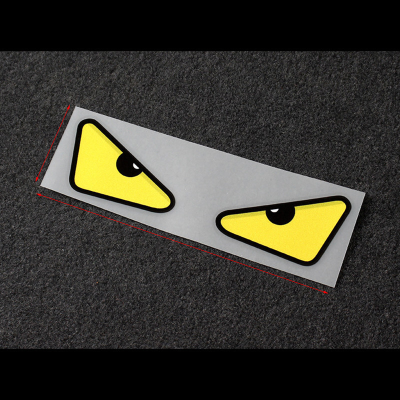 【Hot】 Anime Naruto Figure Sticker Uchiha Itachi Sharingan Madara Rinnegan Eyes Stickers Car Light Helmet Window Reflective Stickers. 