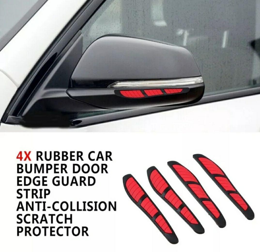 4x Car Door Edge Guard Bumper Anti-Scratch Protector Moulding Strip Accessories