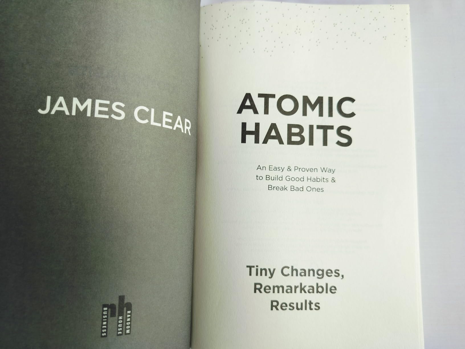 Atomic Habits: An Easy & Proven Way to Build Good Habits & Break Bad Ones by James Clear (a Non-Fiction, Psychology, Self-help book). 