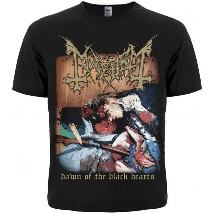 Mayhem Dawn of the Black Hearts Black T-Shirt