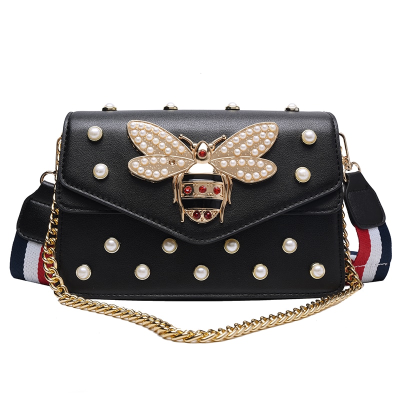 Designer purse with bee Clearance