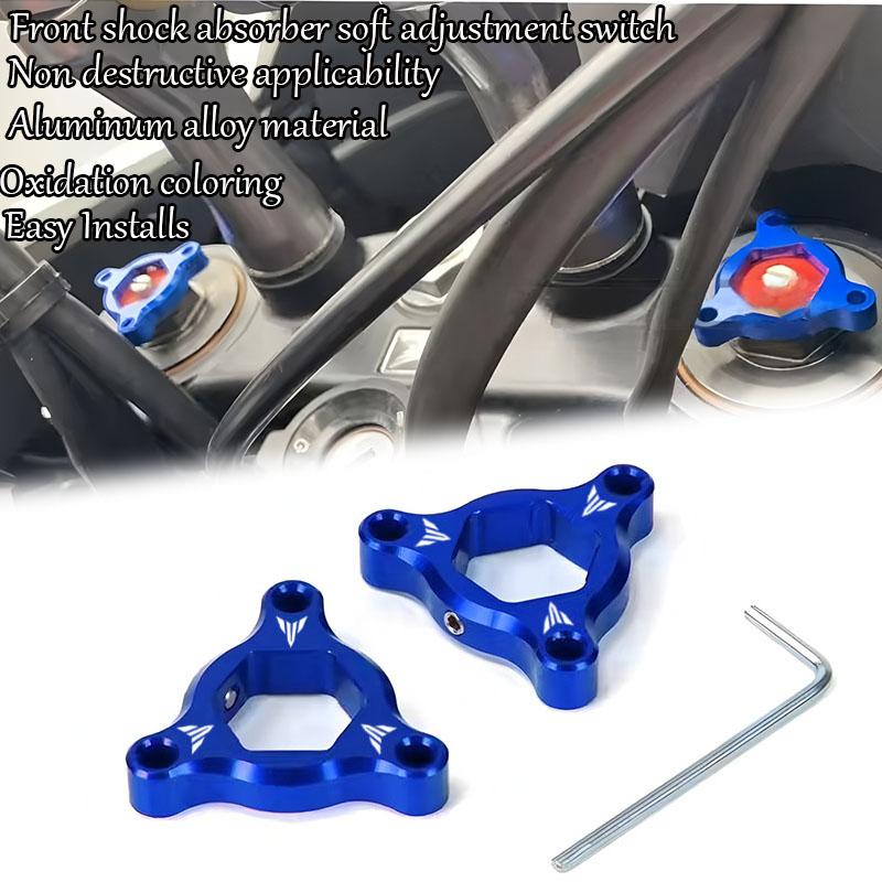 【Limited Quantity】 Motorcycle 14mm CNC Aluminum Suspension Fork Preload Adjusters For YAMAHA MT-09 MT-09 Tracer Tracer 900 MT09 FZ-09 FZ 09
