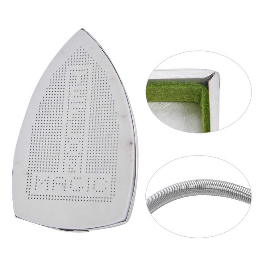 Home Teflon Aluminum Made Industrial Electric Iron Plate Shoe Protective Cover. 