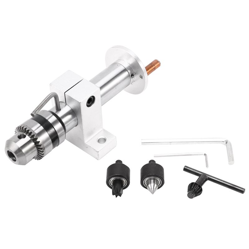 Multifunction Drilling Tailstock Live Center With Claw For Mini Lathe