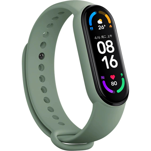 Xiaomi Mi Band 5 / 6 Smart Silicone Strap Bracelet Replacement Wrist Band Black White Durable and Comfortable Fit. 
