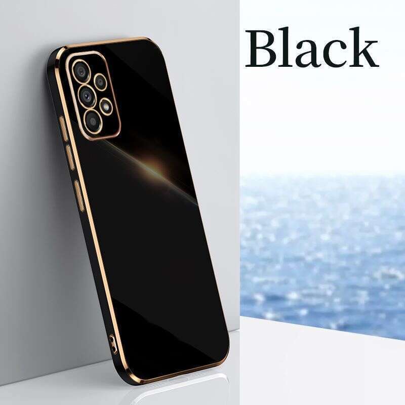 Casing for Samsung Galaxy A750 A7 2018 A91 M80S S8 S9 S10 Plus Case 6D Plating Straight Edge Soft Silicone Shockproof Cover. 