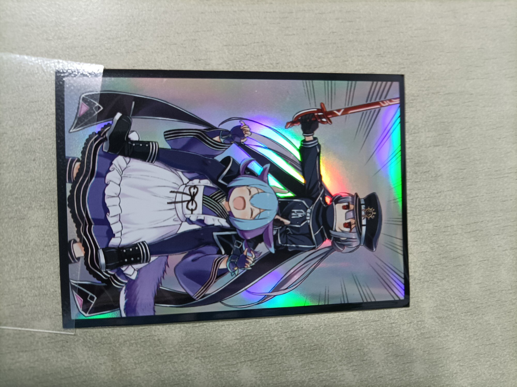 63x90mm 50PCS/LOT Laser YUGIOH Card Sleeves Illustration Anime Protector Card Cover for Board Games Trading Cards. 
