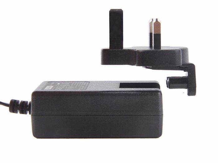 Wall Adapter Power Supply 12VDC 1.2A Barrel Jack (with 5 interchangeable adapter plugs). 