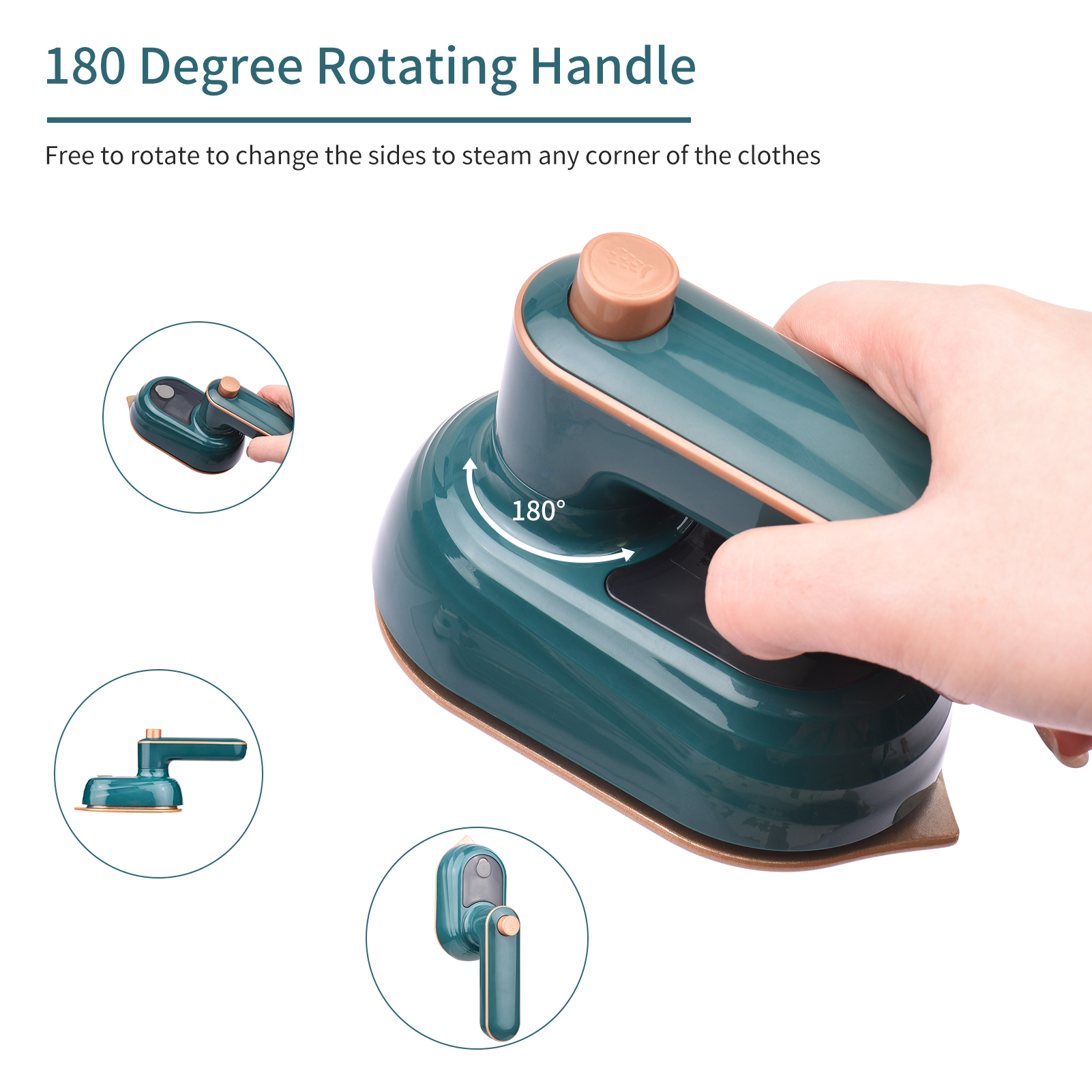 Mini Heat Press Machine T-Shirt Printing Steam Heating Transfer Press Handheld Iron Machines Support Dry Wet Ironing for Clothes Bags Hats Pads Blanket Phone Case Portable HTV Vinly Projects DIY Home Business. 