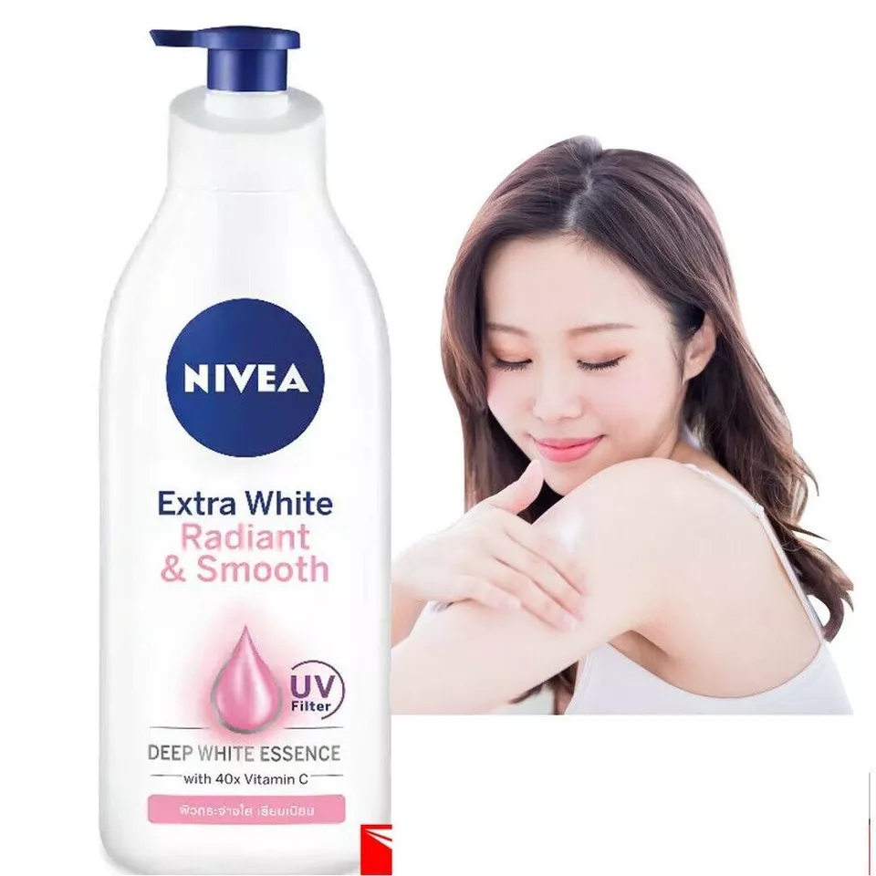 Nivea Extra White Radiant & Smooth Body Lotion 400ml Vitamin C. 