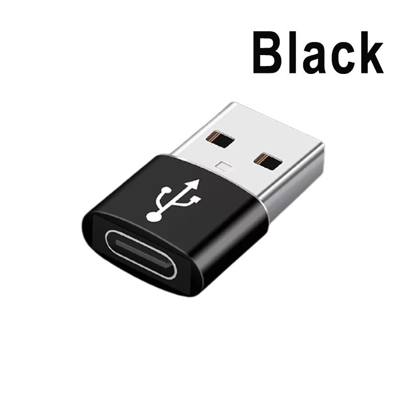 USB-C to USB 3.0 Adapter Converter Type-C Female to USB-A Male Support Data Transfer and Fast Charging for Devices. 