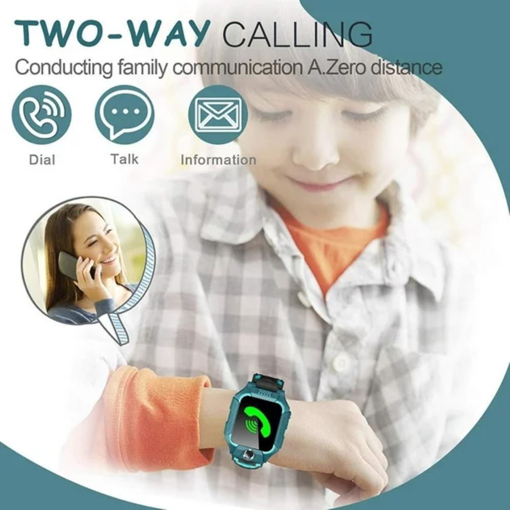 Z6F Kids Smart Watch SOS GPS Phone Watch IP67 Waterproof Remote Photo Voice Chat Smartwatch For Ios Android Child Boy Girl Gifts. 