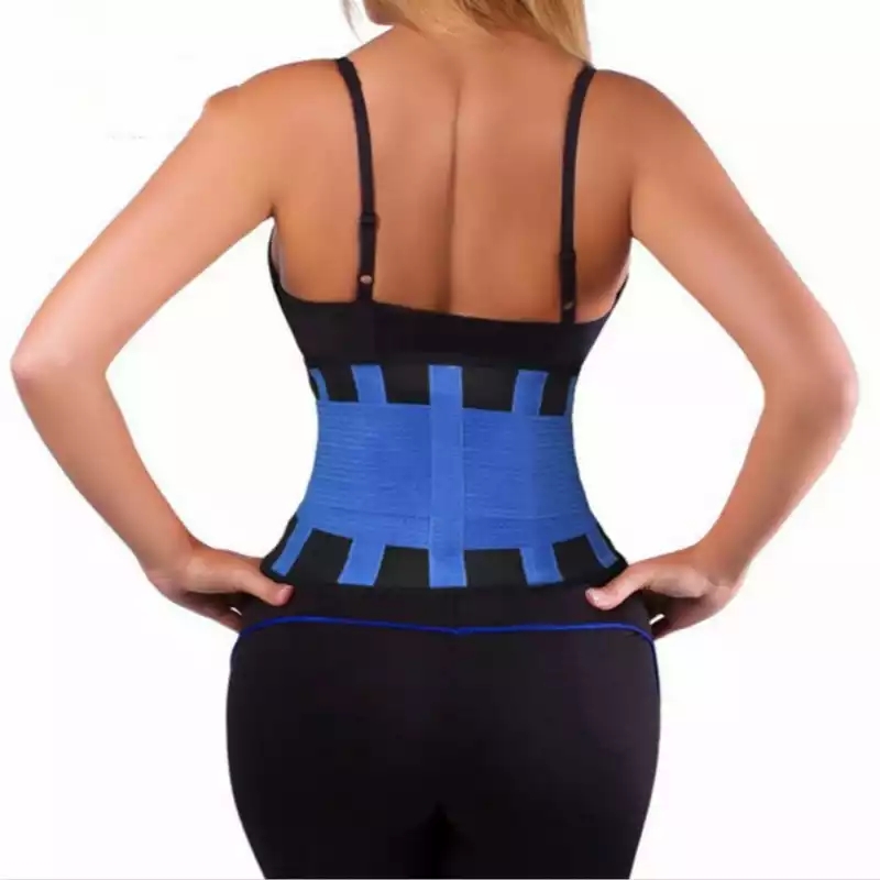 Gym waist shaper belt extreme power belt hot slimming belt thermo shaper waist shaper trainer sport belt perfect figure improve fitness effect suitable for unisex. 