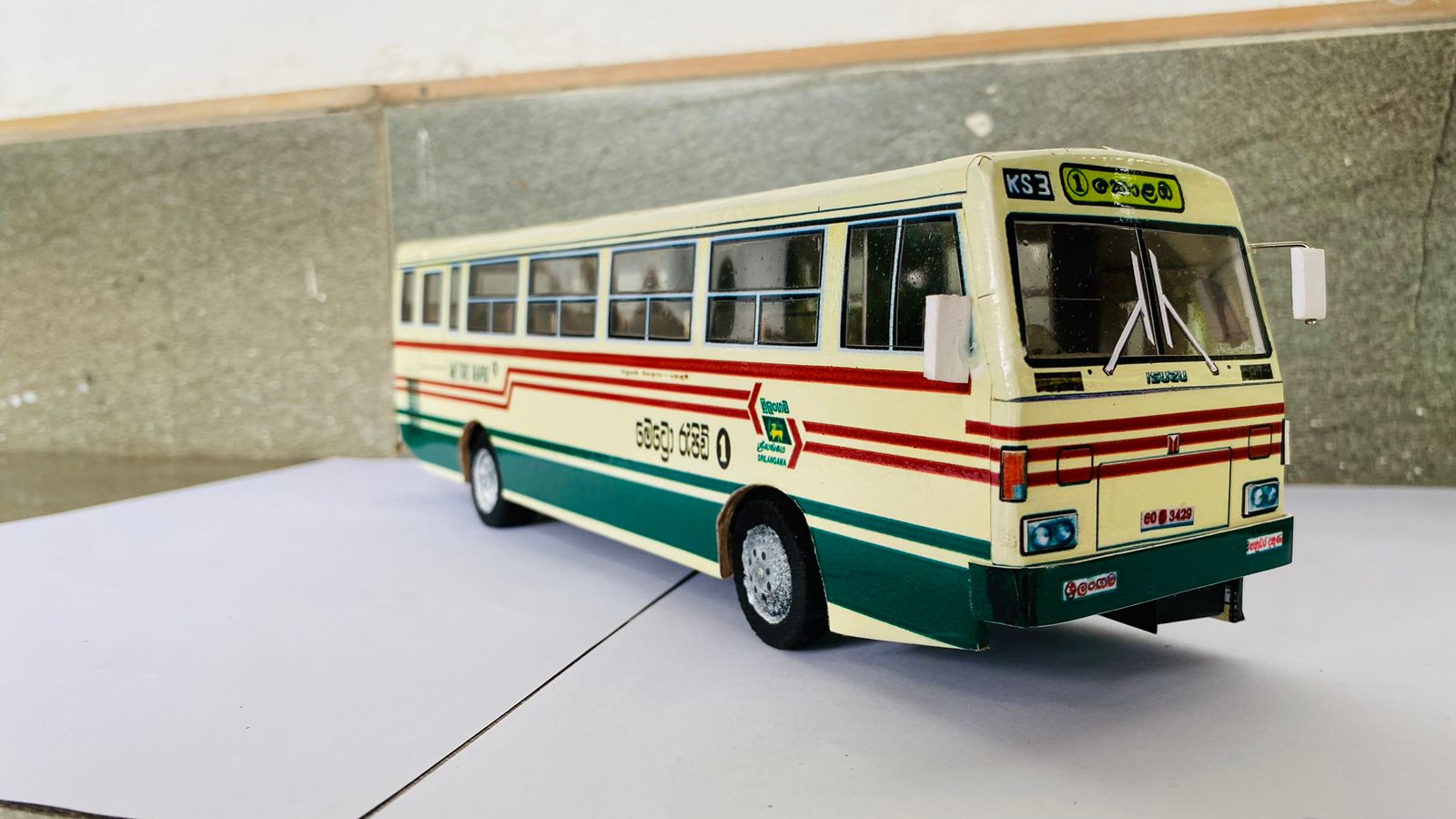 Fully Hand made Isuzu Metro ECR 500 Model Bus. 