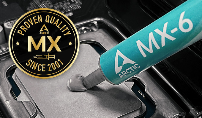 ARCTIC MX - 6 2g mx6 (Genuine) - Premium Performance Thermal Paste for all processors (CPU, GPU - PC, PS4, XBOX), very high thermal conductivity, long durability, safe application, non-conductive. 