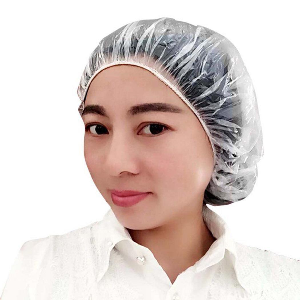 transparent shower cap