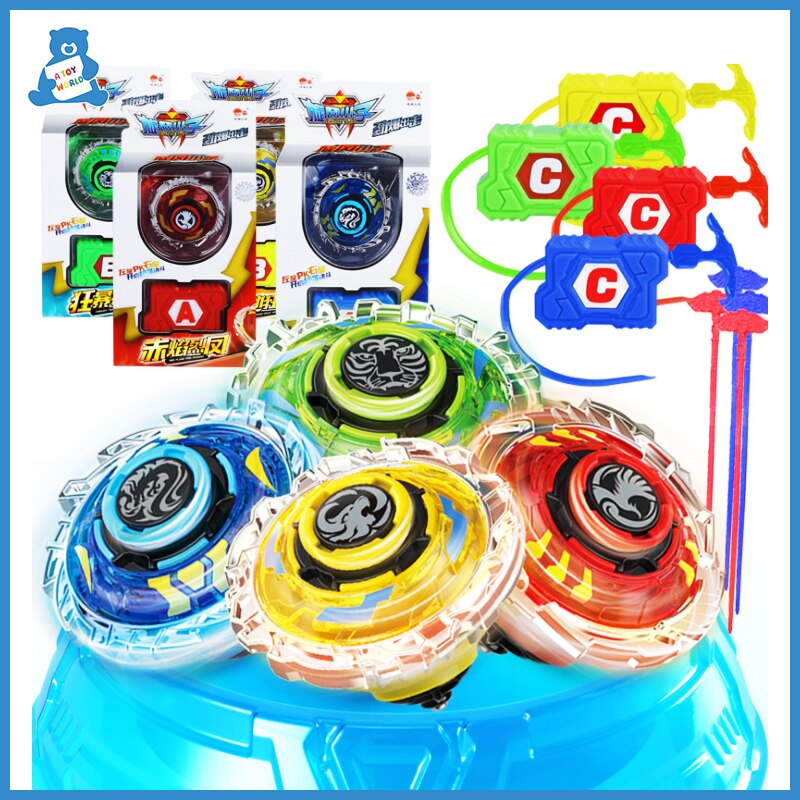 【Serendipity party】Kids Toys Spinning Tops Launchers Beyblade Burst Battle Game Toys Spinner Bey Blade Blades Sparking Toy. 