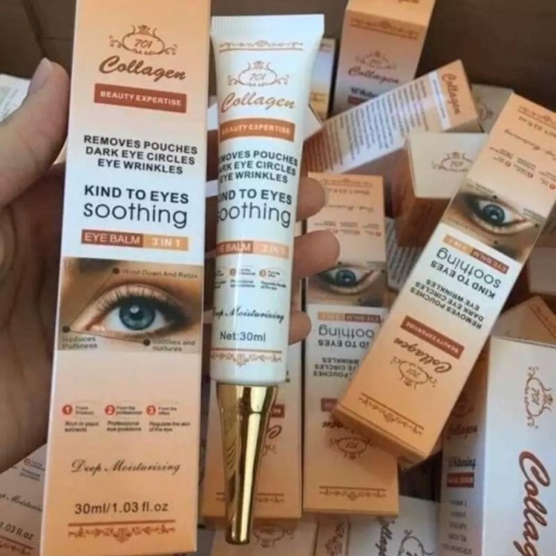 701 Collagen Anti-Dark Circle Collagen Eye Cream Essence Firming Eye Care 30ml. 