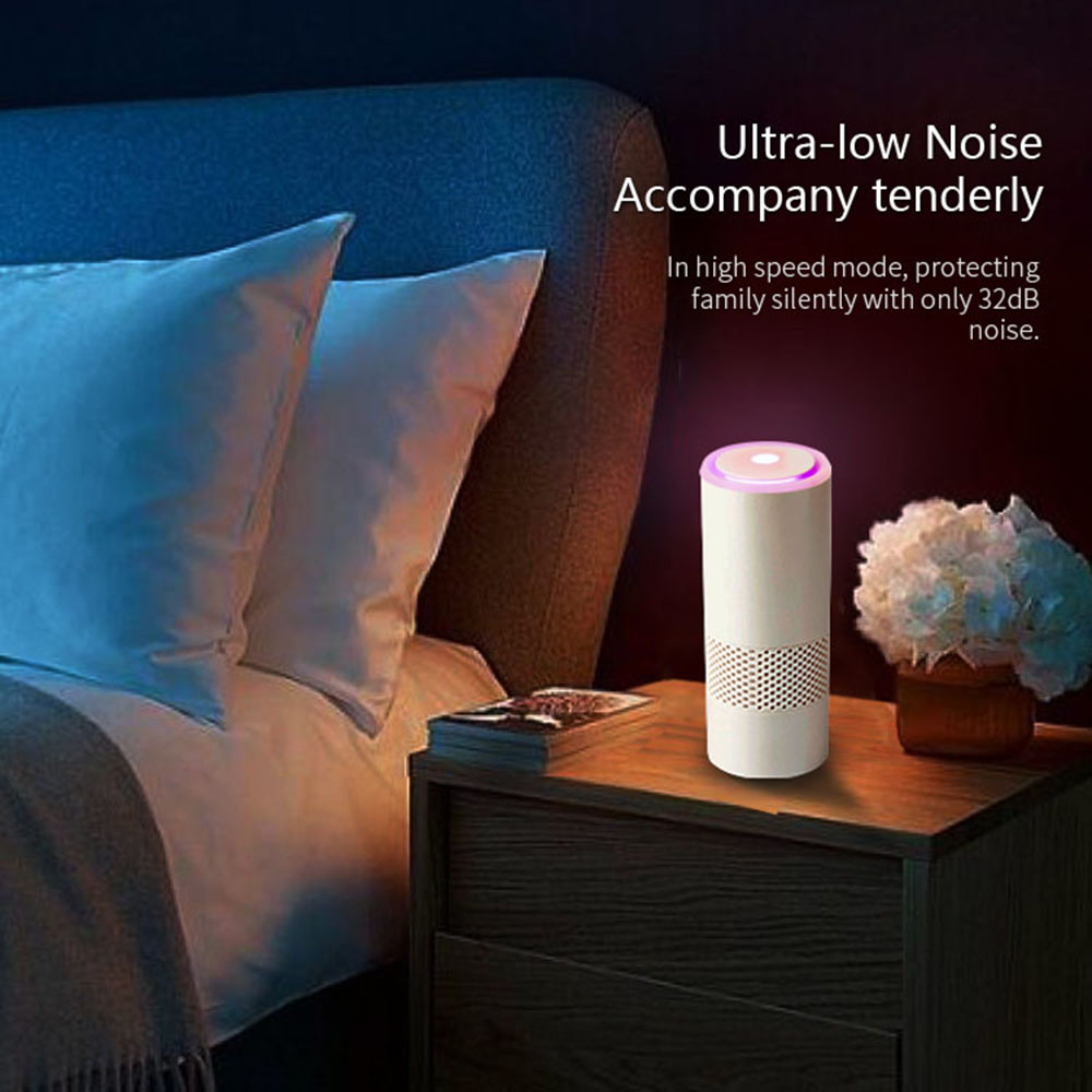 KOGEEK Portable Air Purifier Ionizer Negative Ion Generator Mobile Air Cleaner USB Charge Air Fresher for Car Home Office. 