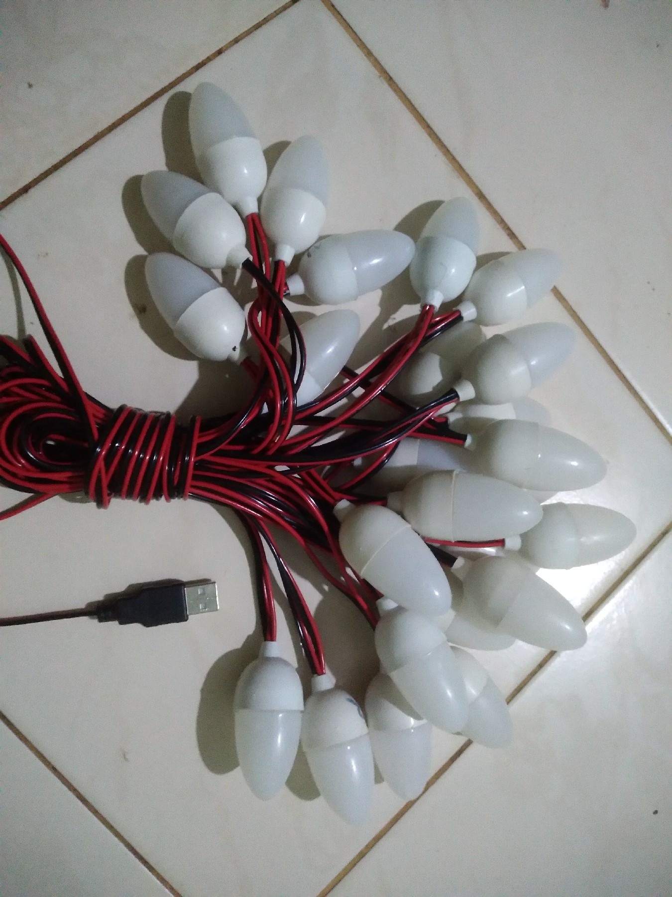 waterproof 7 colours 25 Bulbs Vesak bulb set vesak bulb 5W wesak light