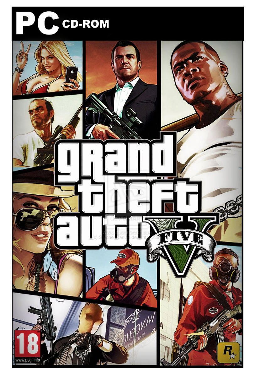 PC Games Grand Theft Auto V GTAV DVDs